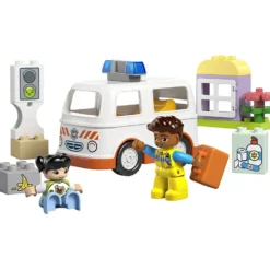 LEGO® DUPLO® ambulans med förare, 19 delar/ 1 förp.