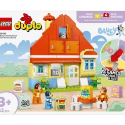 LEGO® DUPLO® Blueys familjehus med minnesspel, 83 delar/ 1 förp.