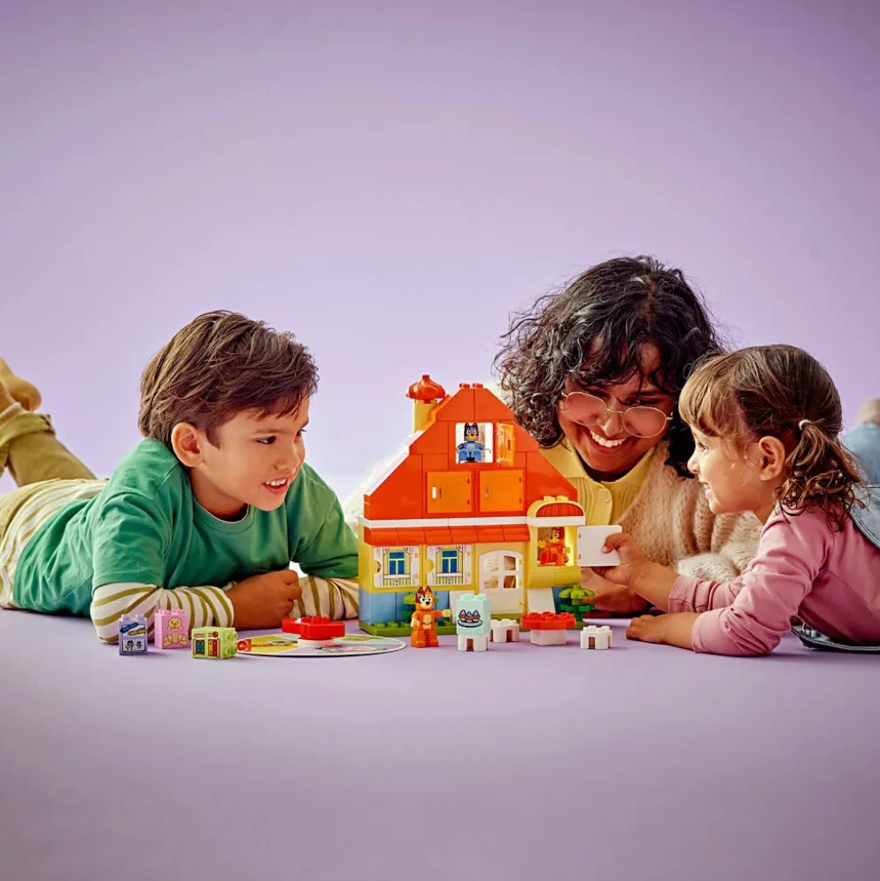 LEGO® DUPLO® Blueys familjehus med minnesspel, 83 delar/ 1 förp.