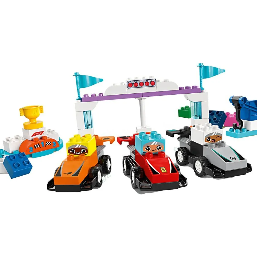 LEGO® DUPLO® F1® Team racerbilar, 70 delar/ 1 förp.