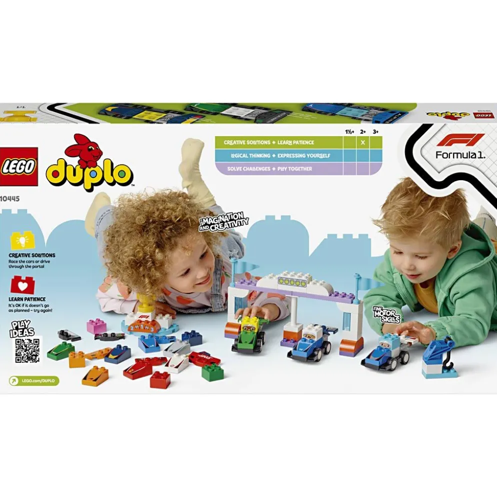 LEGO® DUPLO® F1® Team racerbilar, 70 delar/ 1 förp.