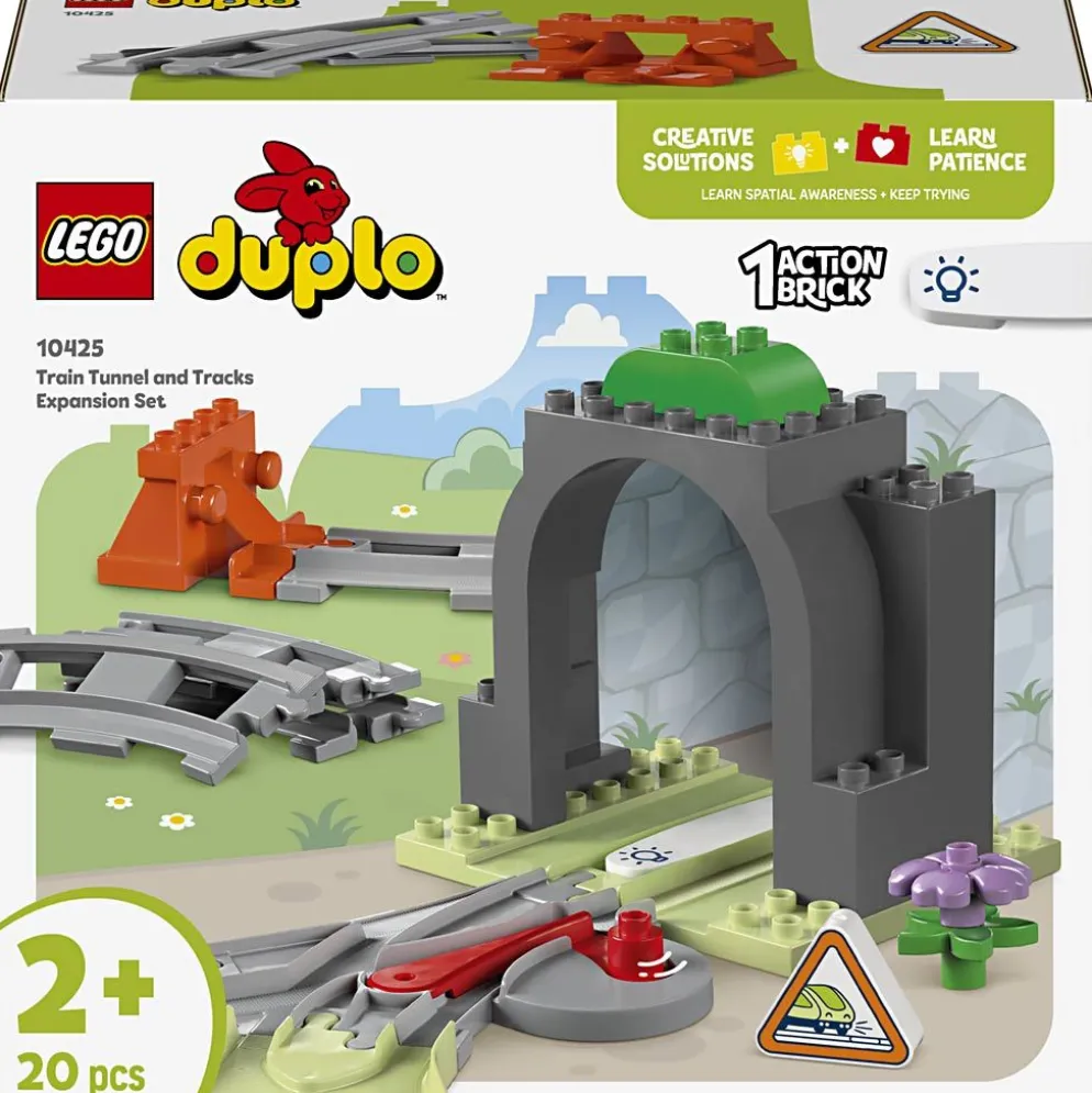 LEGO® DUPLO® utbyggnadsset för tågtunnel och spår, 20 delar/ 1 förp.