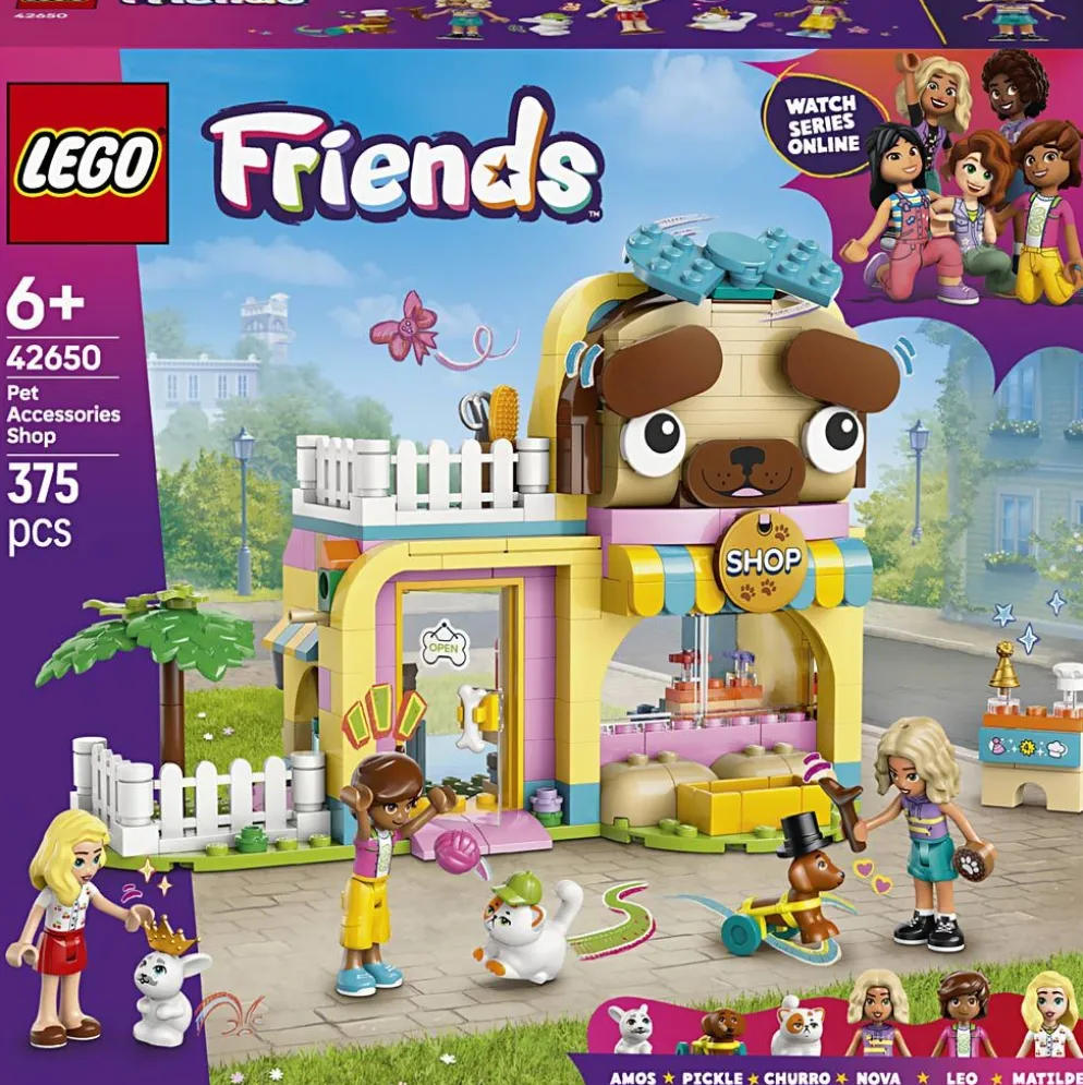 LEGO® Friends djurtillbehörsaffär, 375 delar/ 1 förp.