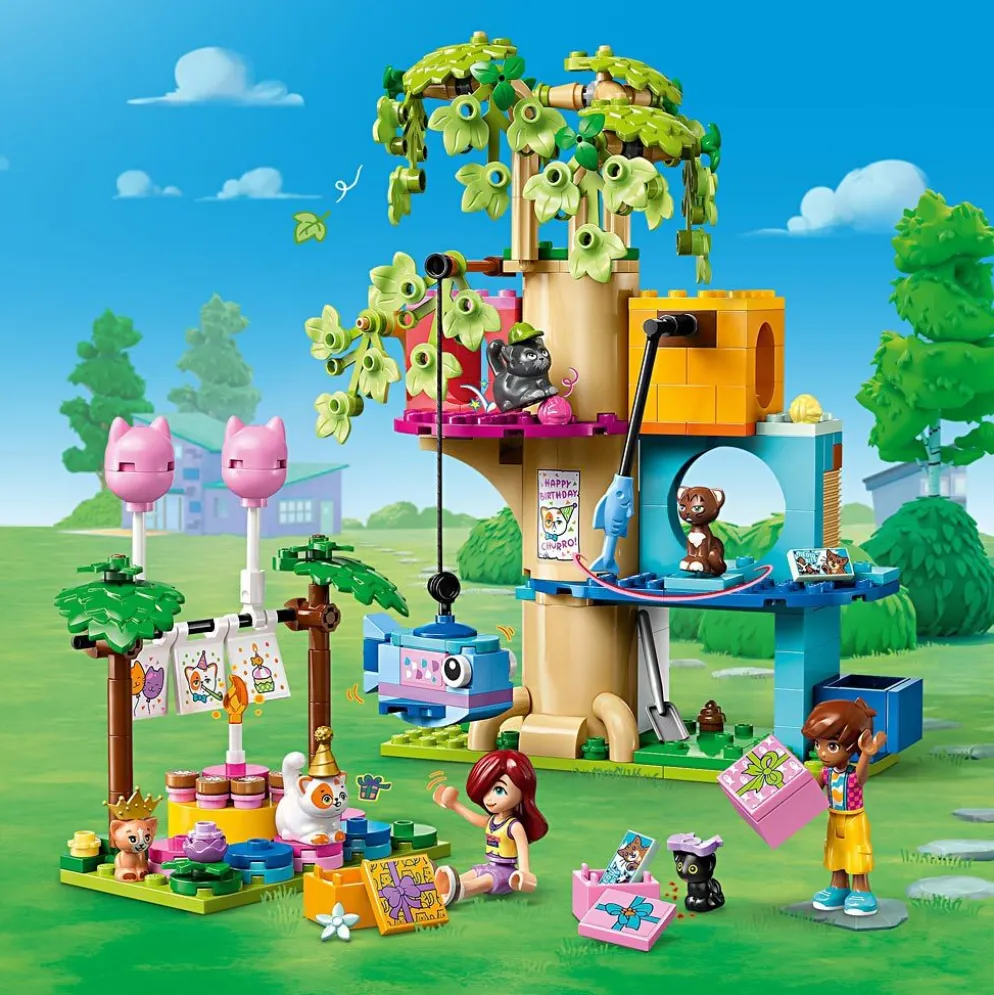 LEGO® Friends födelsedagskalas och trädhus, 321 delar/ 1 förp.