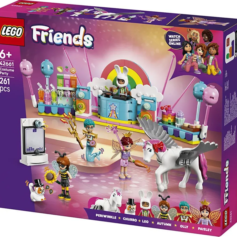 LEGO® Friends maskeradfest med enhörning, 261 delar/ 1 förp.