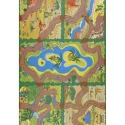 Lekmatta, vilda djur, stl. 150x100 cm, 1 st.