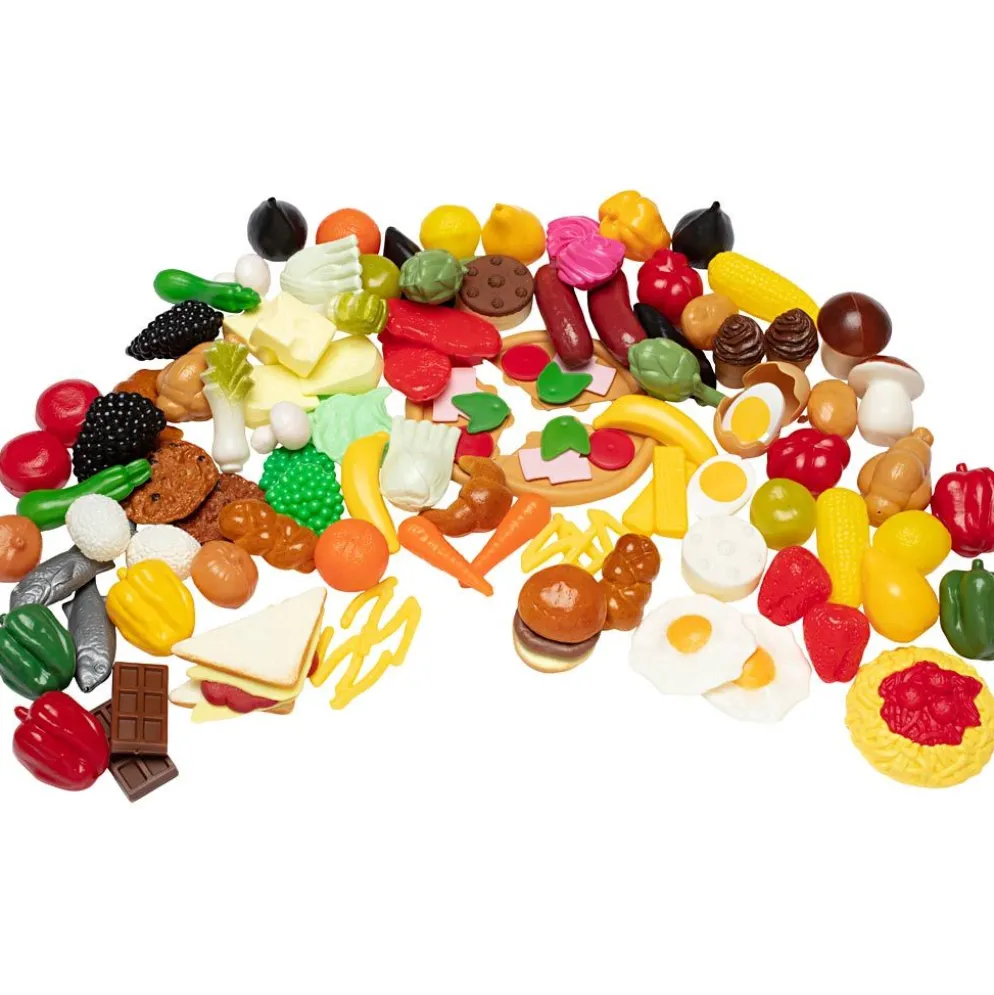 Leksaksmat, stl. 4,5 - 9,5 cm, 114 delar/ 1 set