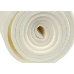 Liggunderlag, L: 180 cm, B: 50 cm, tjocklek 6 mm, vit, 1 st.