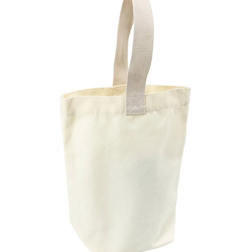Liten tygkasse, H: 26 cm, D: 9,5 cm, B: 23 cm, ljusnatur, 1 st.