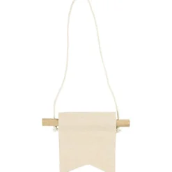 Liten väggbanner, Svalstjärtsform, H: 12 cm, B: 10,5, 300 g, ljusnatur, 2 st./ 1 förp.