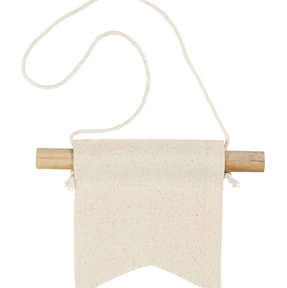 Liten väggbanner, Svalstjärtsform, H: 12 cm, B: 10,5 cm, 300 g, ljusnatur, 12 st./ 1 förp.