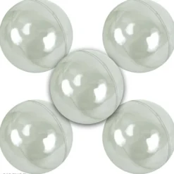 Livsmedelssäker Transparent plastboll, stl. 7 cm, 5 st./ 1 förp.