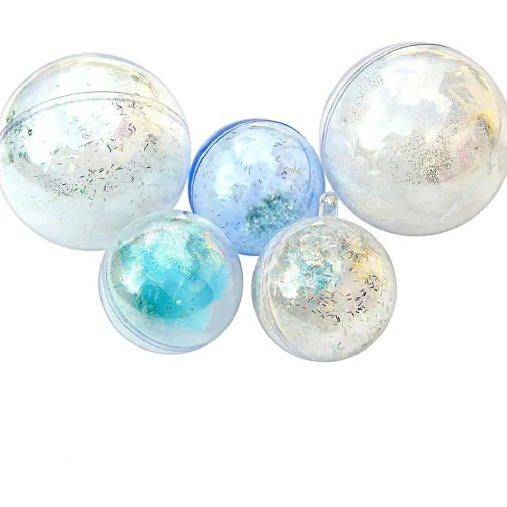 Livsmedelssäker Transparent plastboll, stl. 7 cm, 5 st./ 1 förp.