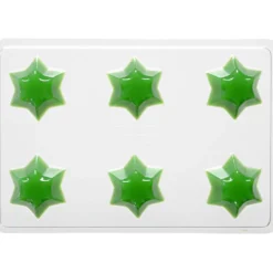 Ljusformar - flytljus, Blomma, hjärta, sol, stjärna, rund, 1 set