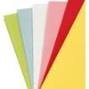 Ljuspapper, ark 30x30 cm, 80 g, standardfärger, 12 ark/ 1 förp.