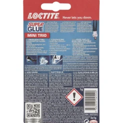 Loctite Super Glue, 3x1 g/ 1 förp.