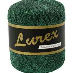 Lurex Garn, L: 160 M, grön, 25 g/ 1 nystan