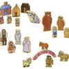 Älvfigurer i trä, Fairy tale, H: 50-130 mm, 20 delar/ 1 förp.