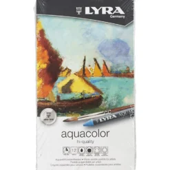 Lyra Akvarellvaxkritor, mixade färger, 12 st./ 1 förp.