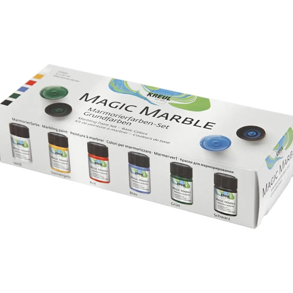 Magisk marmorfärg, standardfärger, 6x20 ml/ 1 förp.