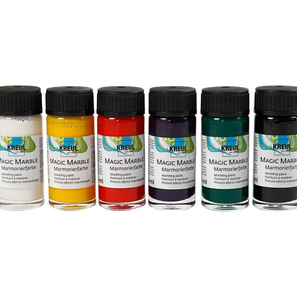 Magisk marmorfärg, standardfärger, 6x20 ml/ 1 förp.