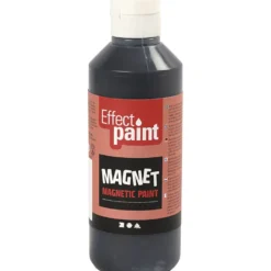 Magnetfärg, svart, 250 ml/ 1 flaska