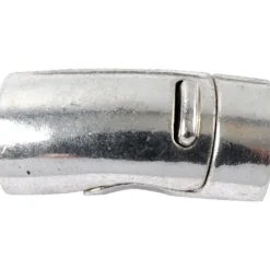 Magnetlås, Dia. 26 mm, Hålstl. 10 mm, antiksilver, 1 st.