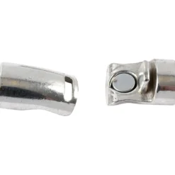 Magnetlås, Dia. 26 mm, Hålstl. 10 mm, antiksilver, 1 st.
