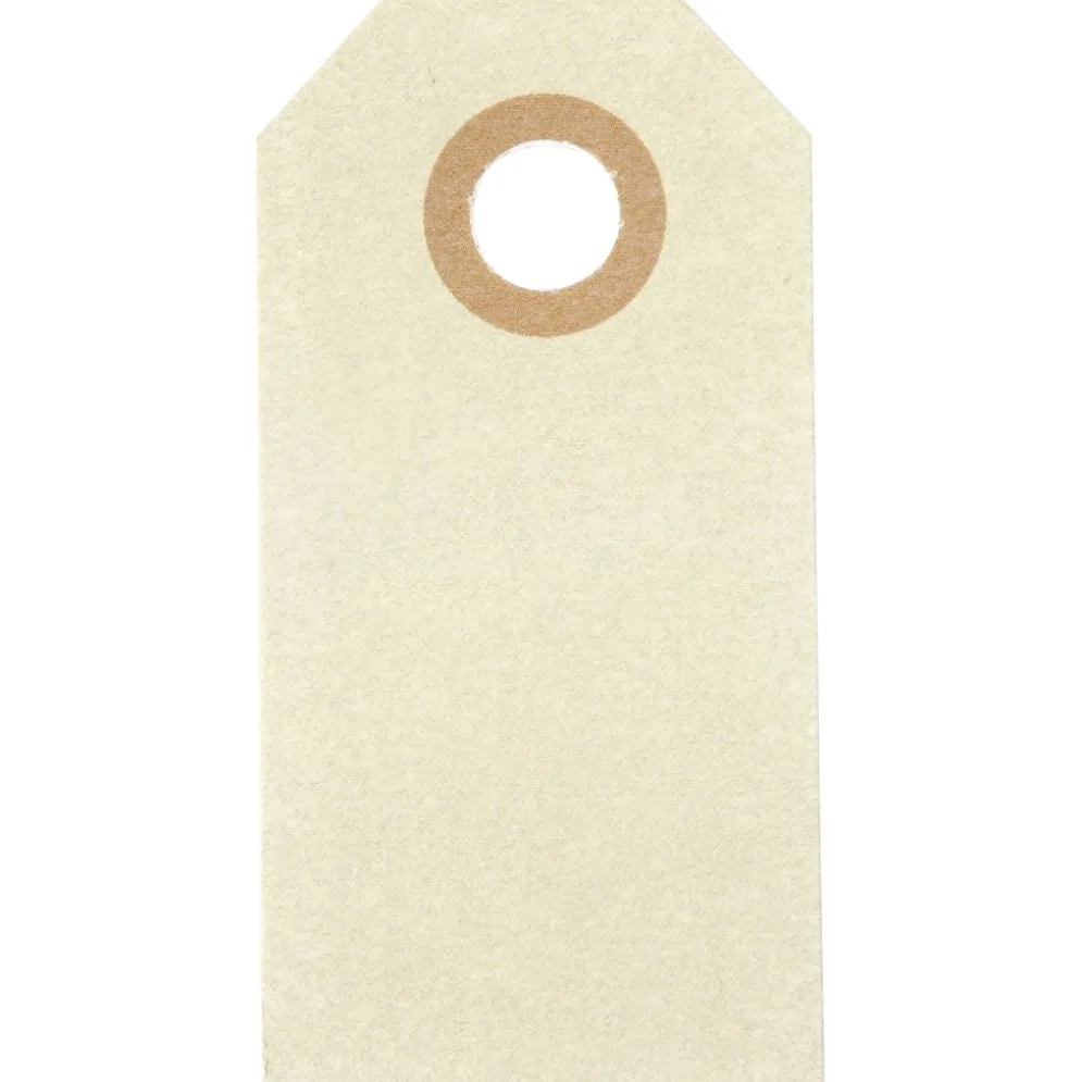 Manillamärken, stl. 3x6 cm, 250 g, cream, 30 st./ 1 förp.
