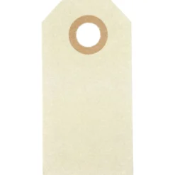 Manillamärken, stl. 3x6 cm, 250 g, cream, 1000 st./ 1 förp.