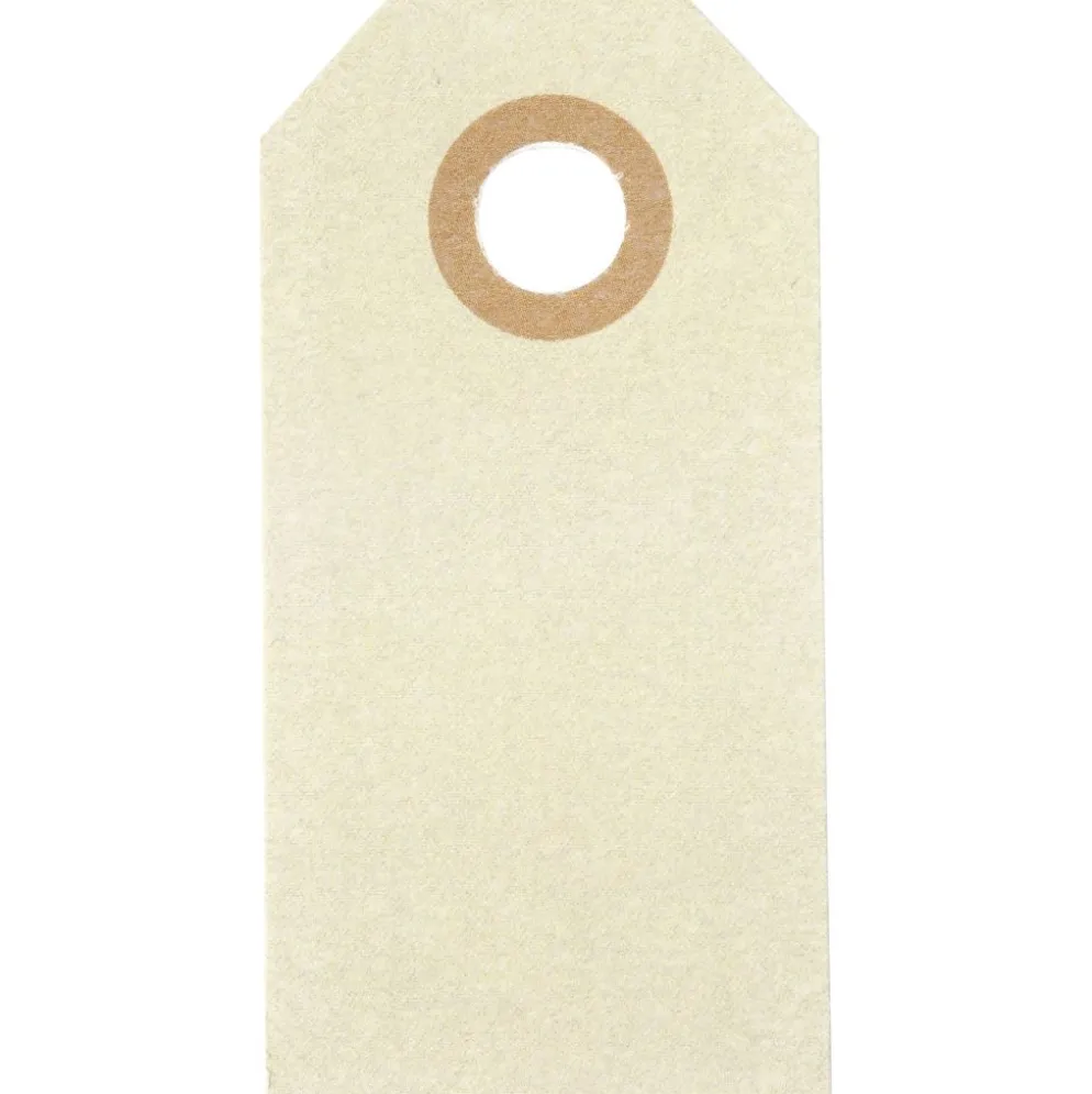Manillamärken, stl. 3x6 cm, 250 g, cream, 1000 st./ 1 förp.