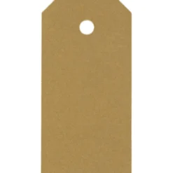 Manillamärken, stl. 4x8 cm, 250 g, guld, 1000 st./ 1 förp.