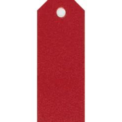 Manillamärken, stl. 3x8 cm, 220 g, röd, 20 st./ 1 förp.