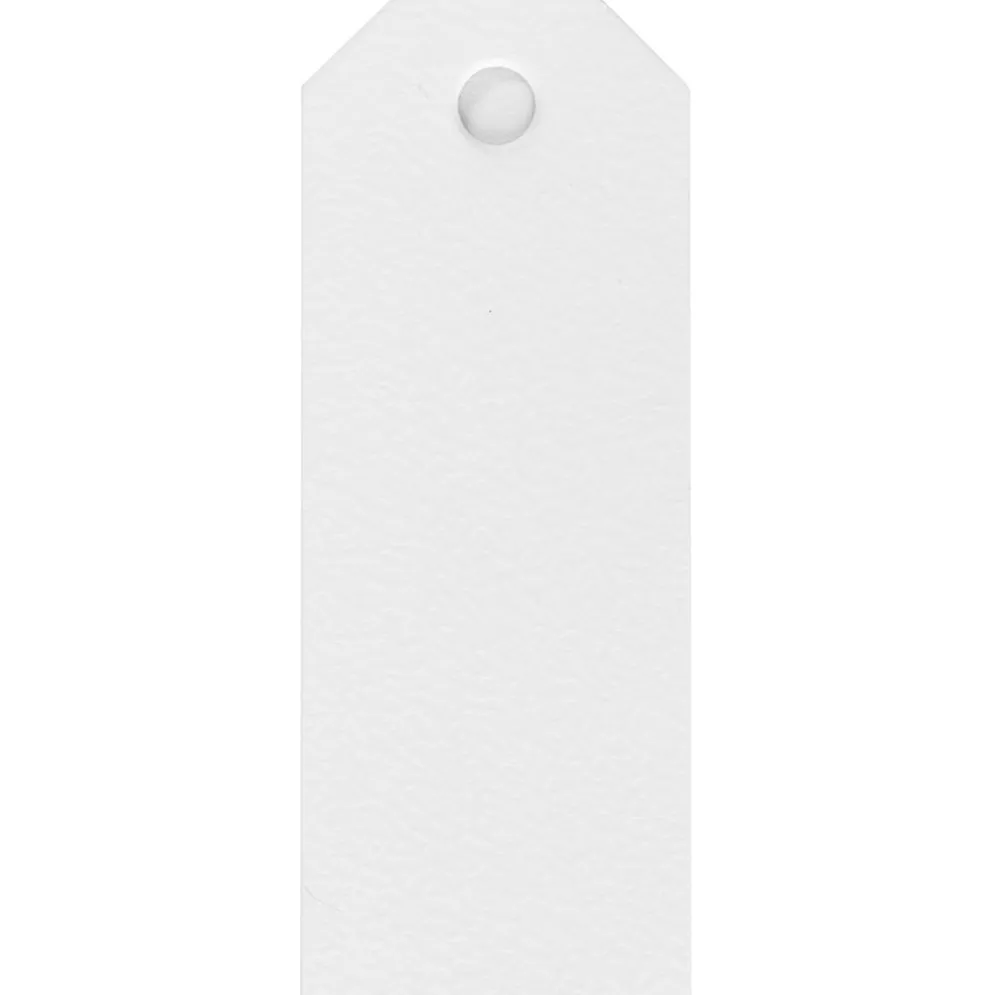 Manillamärken, stl. 3x8 cm, 220 g, vit, 20 st./ 1 förp.