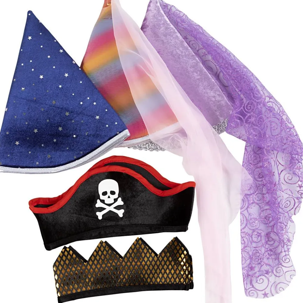 Maskeradhattar, stl. one size, 5 st./ 1 förp.