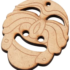 Masker att hänga upp, stl. 5,5-7 cm, tjocklek 4 mm, 24 st./ 1 förp.