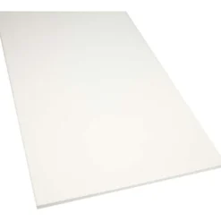 Melaminhylde, D: 40 cm, L: 239,8 cm, tjocklek 16 mm, vit, 1 st.