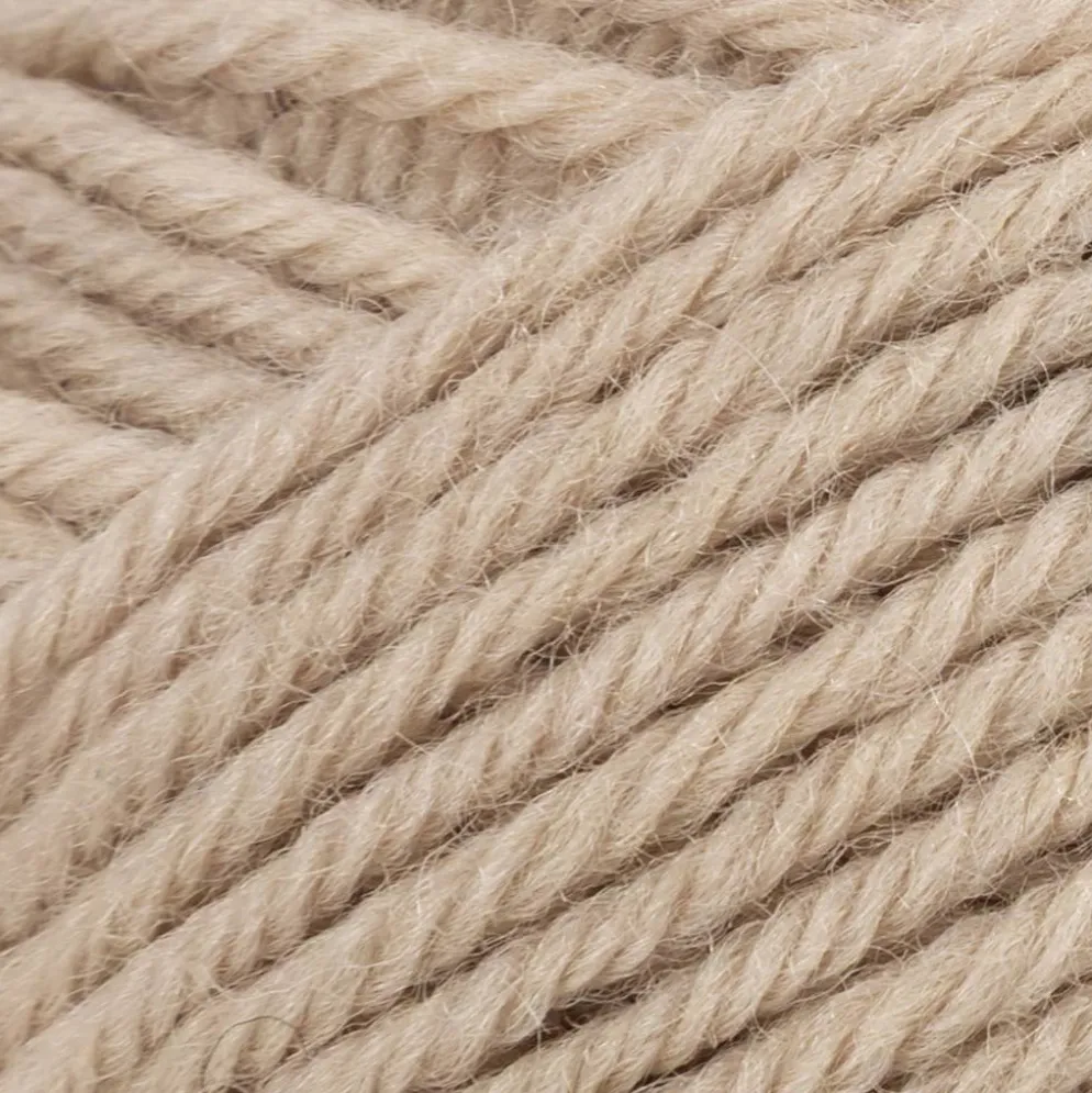 Melbourne ullgarn, L: 92 m, sticka 4-5,5, beige, 50 g/ 1 nystan
