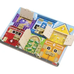Melissa & Doug Latches aktivitetstavla, H: 3,5 cm, L: 40 cm, B: 30 cm, 1 st.
