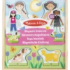Melissa & Doug Magnetiska trädockor, Bästa vänner , 78 delar/ 1 förp.