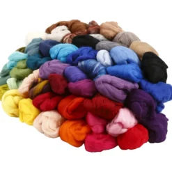 Merinoull, tjocklek 21 my, Innehållet kan variera , mixade färger, 20x20 g/ 1 förp.