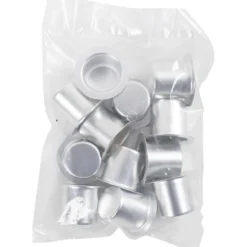 Metallinsats för ljus, H: 23 mm, Dia. 31 mm, 12 st./ 1 förp.