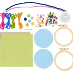 Mini DIY Kit Broderi, Fantasi, 1 förp.