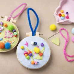 Mini DIY Kit Broderi, Fantasi, 1 förp.