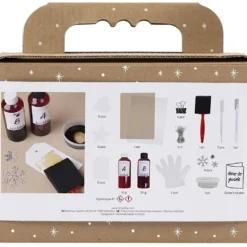 Mini DIY Kit Cyanotypi, Presentetiketter, blå, silver, 1 förp.