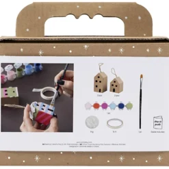 Mini DIY Kit Dekoration, Hus, colorful, 1 förp.