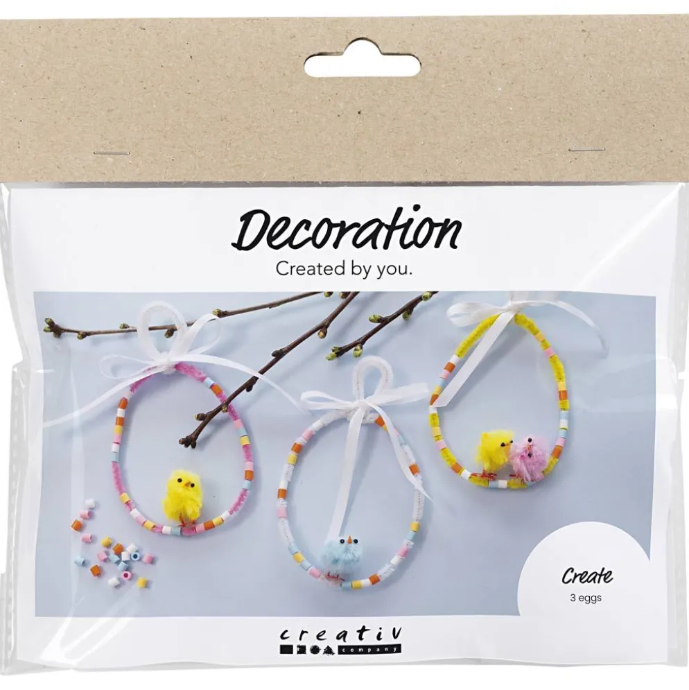 Mini DIY Kit Dekoration, mixade färger, 1 förp.