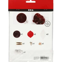 Mini DIY Kit, filtornament, H: 9,5+10+15 cm, 1 set