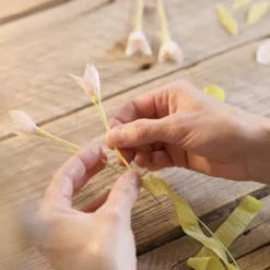 Mini DIY Kit Kräppapper, Körsbärskvist, Stretchbarhet: 180%, 1 förp.