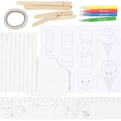 Mini DIY Kit, Mjölkkartong glasskiosk, 1 förp.